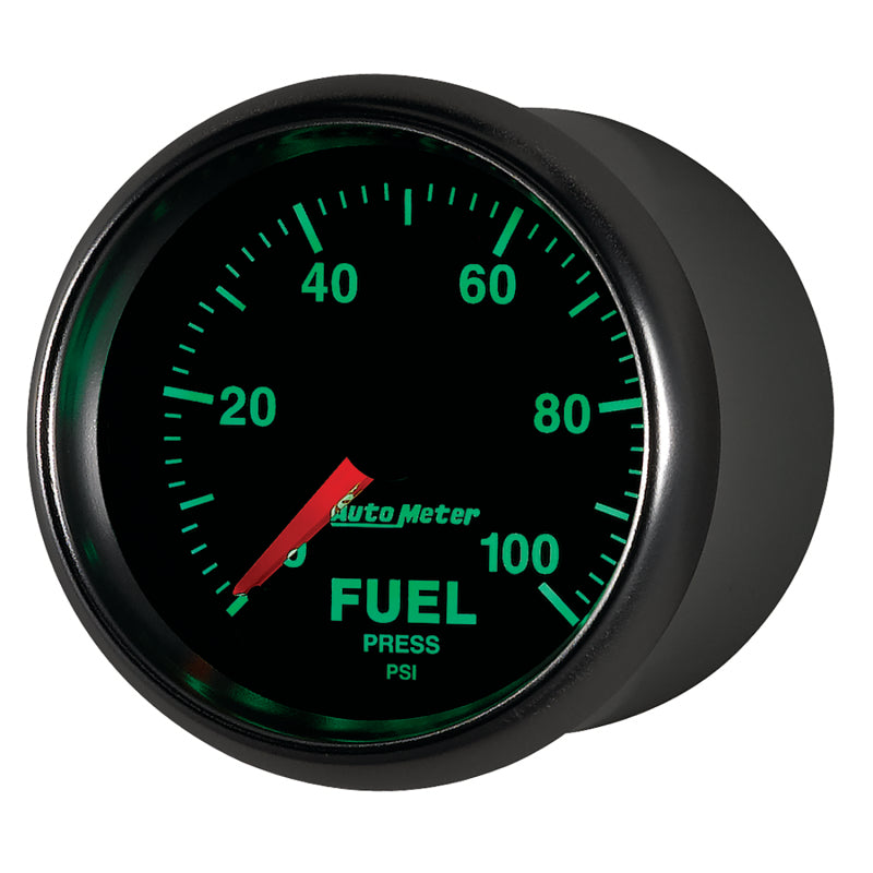 مقياس ضغط الوقود الإلكتروني Autometer GS 0-100 PSI كامل المسح