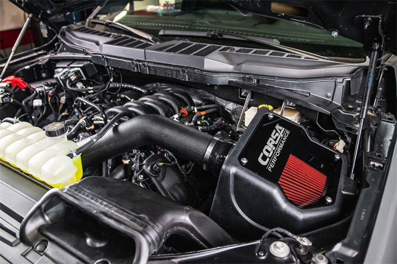 مدخل هواء بارد لسيارة فورد F150 كورسا 2021-2025، محرك V8 سعة 5.0 لتر، مع فلتر دراي تيك