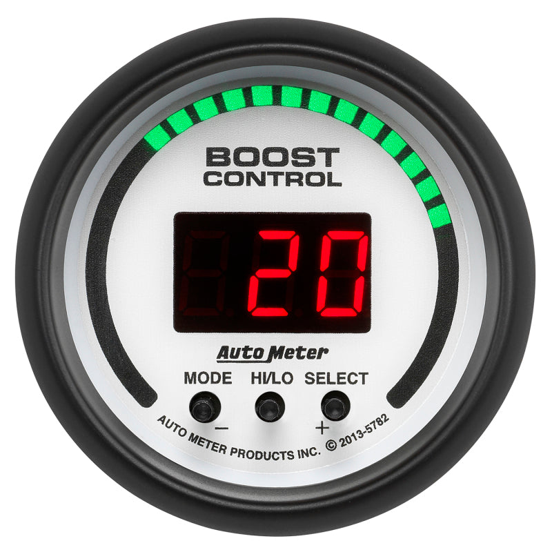 وحدة تحكم تعزيز رقمية Autometer Phantom مقاس 52 مم و30 بوصة زئبقية/30 رطل/بوصة مربعة