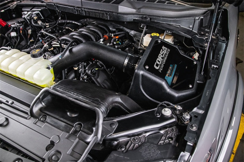 مدخل هواء بارد لسيارة فورد F150 كورسا 2021-2025، محرك V8 سعة 5.0 لتر، مع فلتر Powercore