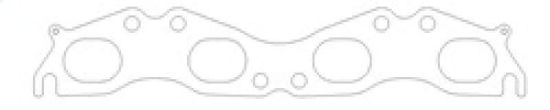عادم كوميتيك نيسان SR20DE/T 91-02، حشية رأس MLS مقاس 0.030 بوصة، منفذ 2.050 بوصة × 1.580 بوصة