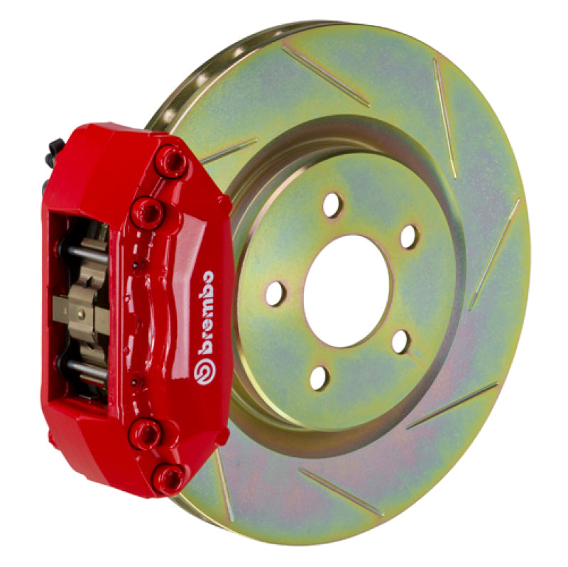 بريمبو 06-14 مياتا MX-5 (NC) أمامي GT BBK 4 مكبس مصبوب قطعتان 310 × 25 قطعة واحدة دوار مشقوق من النوع 1 أحمر