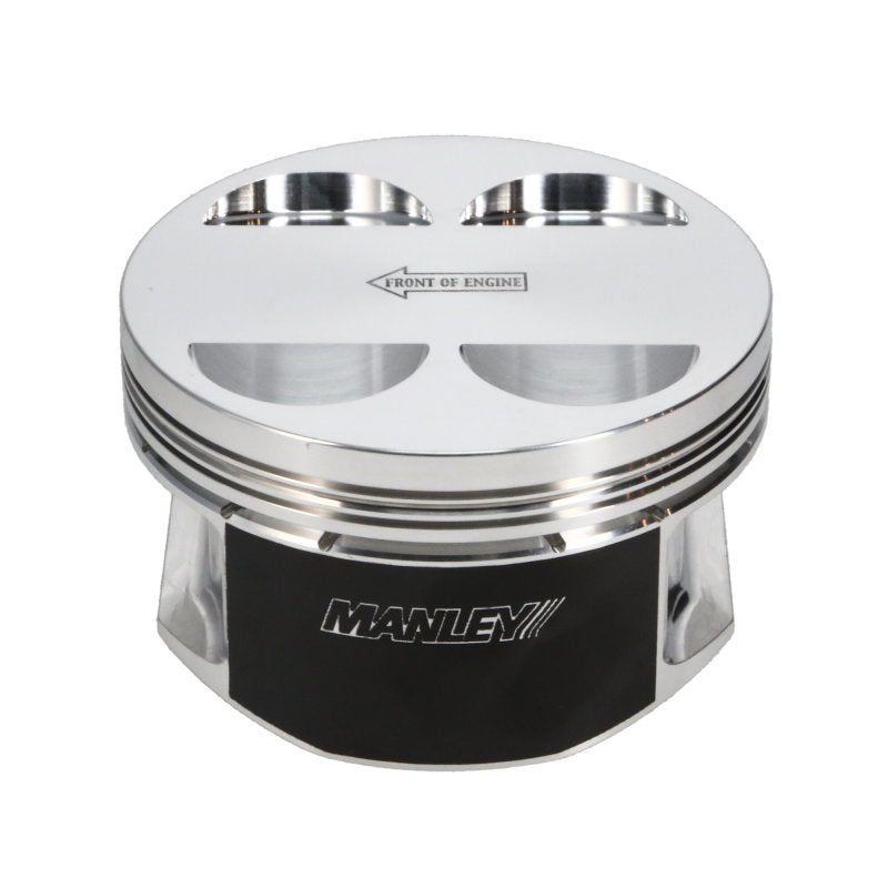 Manley Nissan GT-R 3.8L VR38DETT 99mm Bore 9.8:1 CR -2cc Dish Extreme Duty Piston Set w/ Rings