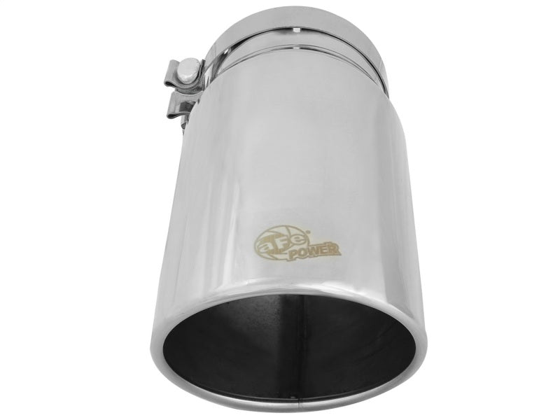 طرف عادم aFe Universal Bolt On مصقول بطول 5 بوصات ومخرج 6 بوصات وطول 12 بوصة