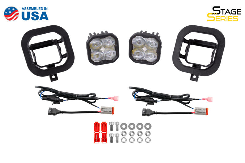 Diode Dynamics SS3 Pro Type SD Kit ABL - Yellow SAE Fog