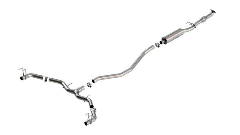 عادم Borla Catback ATAK ATK لسيارة هوندا سيفيك سبورت تورينج AT/MT موديل 2002-2004 (أطراف/مصدات أصلية قابلة لإعادة الاستخدام)