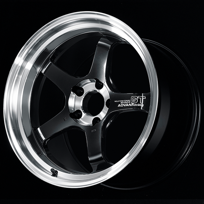 Advan GT Beyond-R 18X10.5 / +32 Off / 5x112 BC / 66.5mm Bore / Diamond Cut and Dark Platinum Black