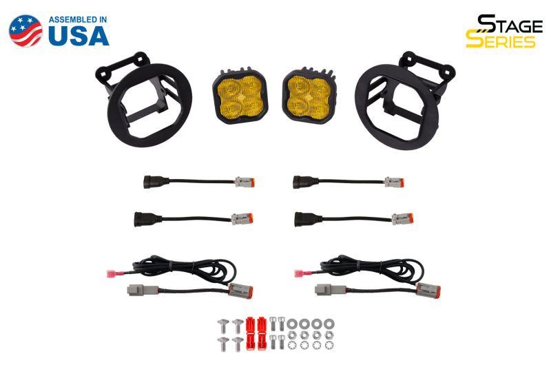 Diode Dynamics SS3 Pro Type OB Kit ABL - Yellow SAE Fog