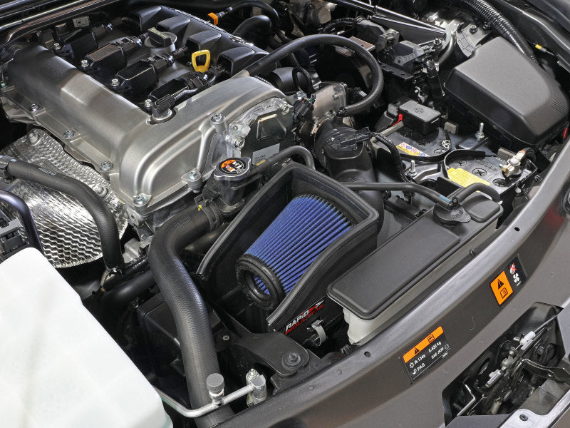 نظام سحب الهواء البارد السريع من تاكيدا aFe مع Pro 5R لسيارة مازدا MX-5 Miata (ND) 16-19 L4-2.0L