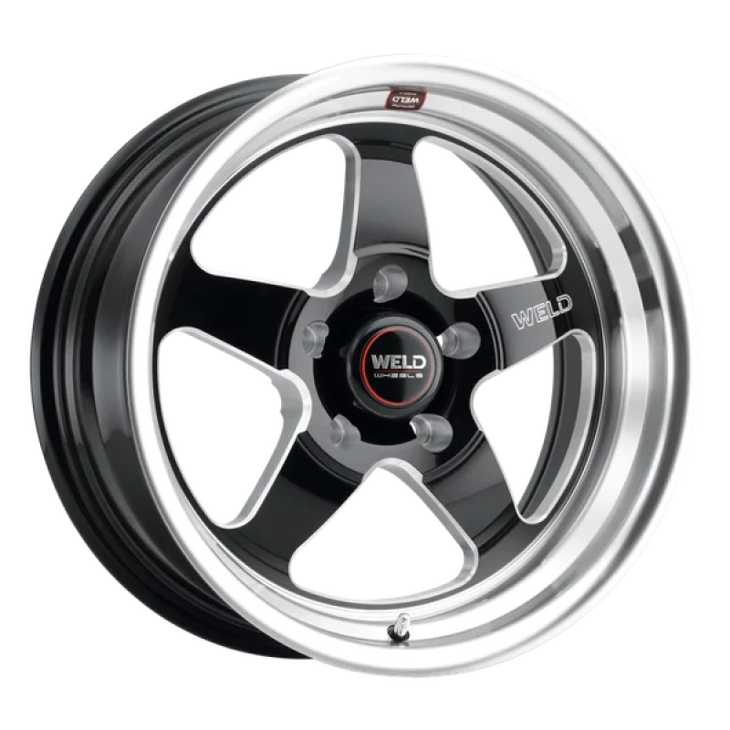 Weld S155 18x11 Ventura 5x120.65 43 Offset BS 7.69 Gloss BLK MIL DIA 72.56