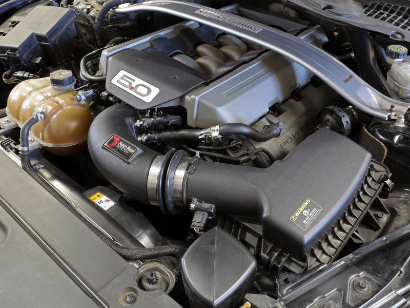 نظام تحريض aFe Super Stock Pro Dry S Media 15-17 Ford Mustang V8-5.0L