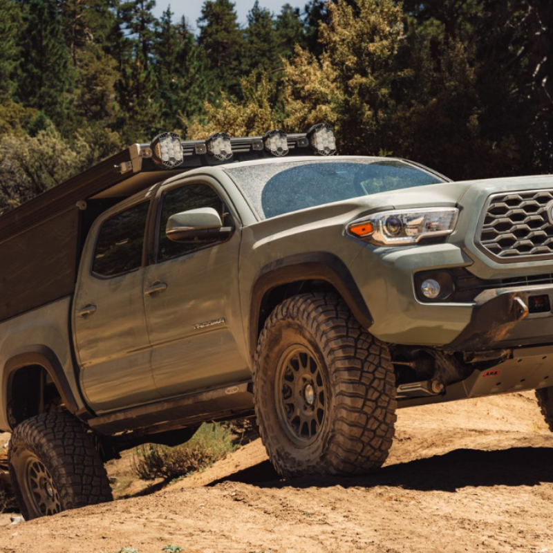 Rock Slide Engineering 05-23 Toyota Tacoma Rock Sliders Passenger Side Black Pwdercoat Steel