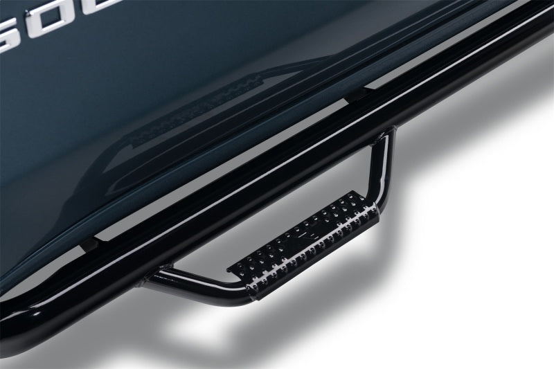 N-Fab Nerf Step 07-13 Chevy-GMC 2500/3500 Ext. Cab 8ft Bed - Gloss Black - Bed Access - 3in