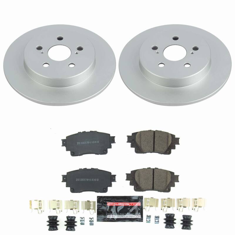 Power Stop 19-26 Toyota Corolla Rear Z23 Coated Brake Kit