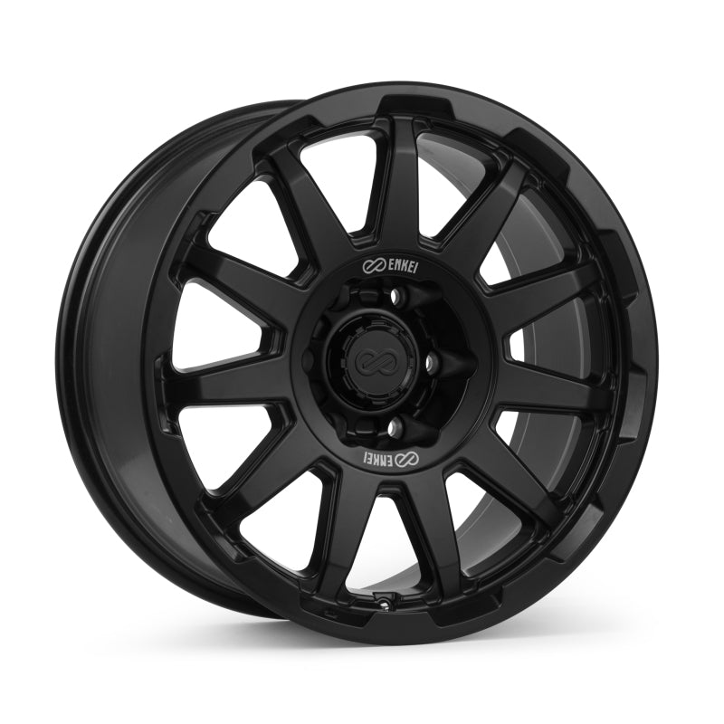 Enkei Trail-Cross 17x9in / 6x139.7 BP / 0mm Offset / 106.1mm Bore - Matte Black Wheel