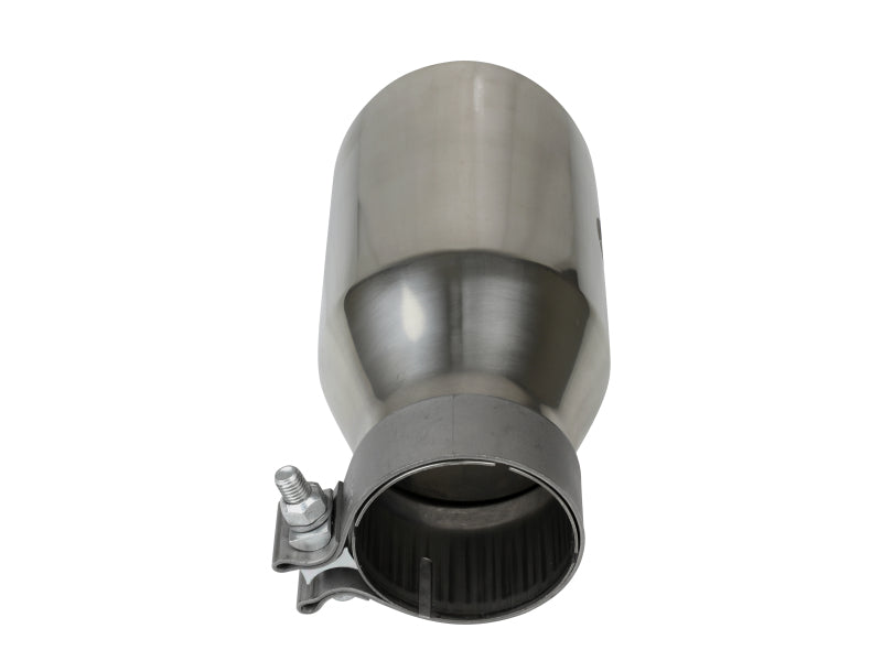 طرف عادم aFe MACH Force-Xp Univ 304 SS مزدوج الجدار بمشبك - مصقول - مدخل 3 بوصة - مخرج 4.5 بوصة