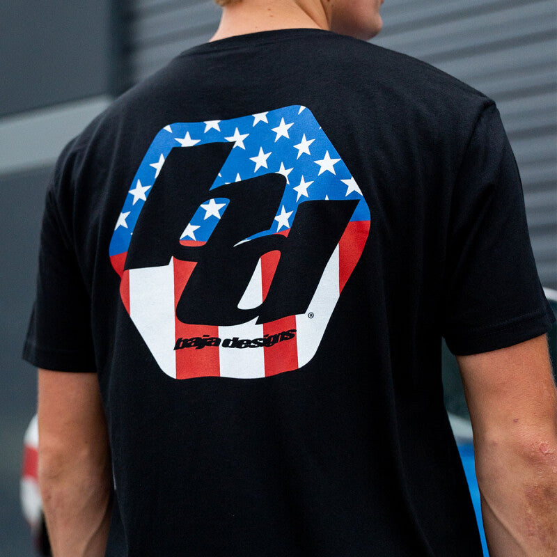 Baja Designs Freedom Mens T-Shirt Universal - XL Black