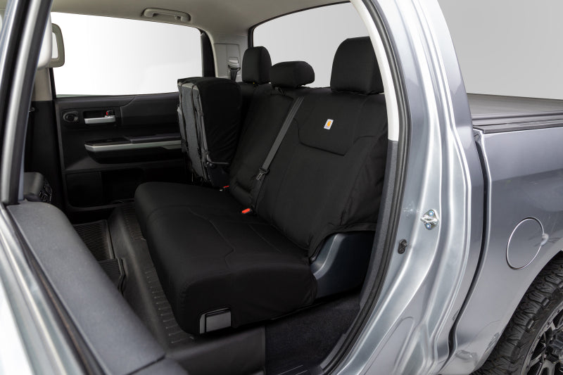 Covercraft 23-24 Ford F250-F600 Carhartt Super Dux PrecisionFit Custom Front Row Seat Covers - Black