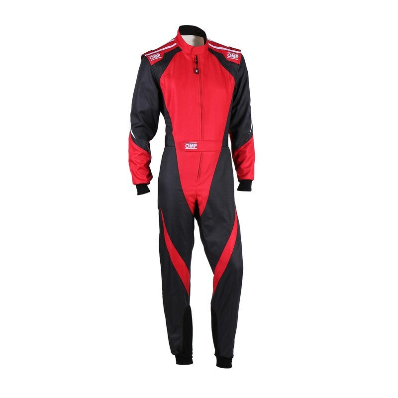 OMP KS-3X OVERALL FIA 8877-2022 (KIDS) BLACK / RED SZ 150
