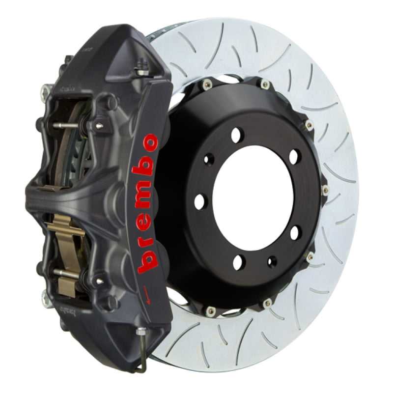 بريمبو 19+ موديل X (باستثناء المنقوش) Fr GTS BBK 6Pis Cast 380x34 2 قطعة دوارة مشقوقة من النوع 3 - أسود HA
