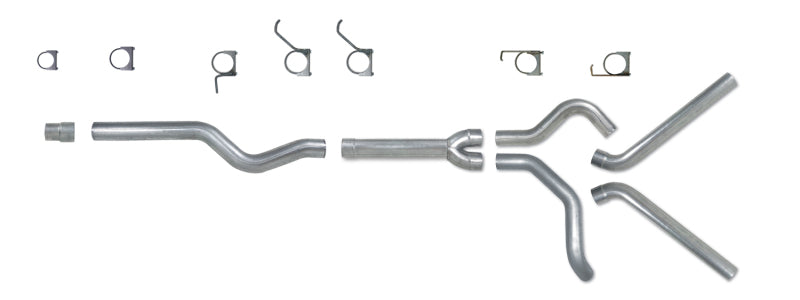 طقم عيون الماس 4 بوصات CB MFLR أنبوب RPLCMENT مزدوج SS: 2006-2007.5 CHEVY/GMC 6.6 لتر 2500/3500