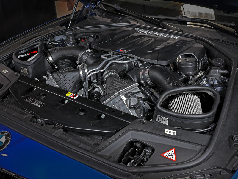 نظام سحب الهواء البارد aFe POWER Magnum FORCE Stage-2 Pro DRY S لسيارة BMW M5 (F10) / M6 (F12/13) موديل 2012-2019