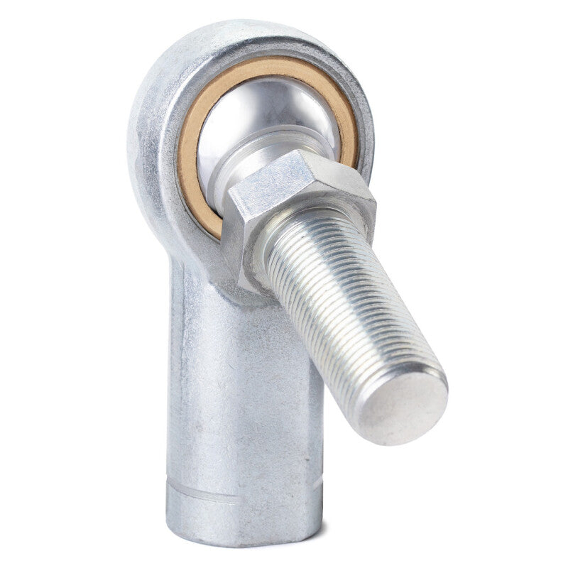 QA1 V Series 3-Pc Rod End - Female/Left Hand - 6mm Bore x M6x1.0 w/Stud - Carbon Steel