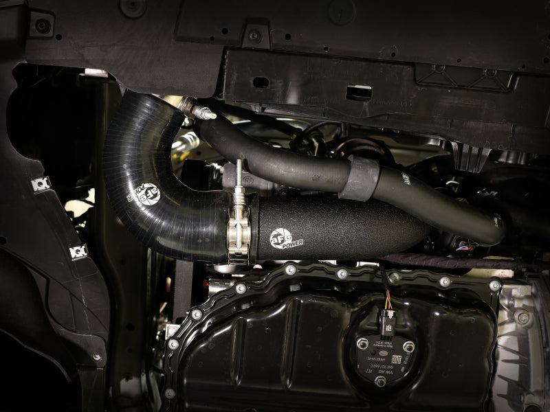 أنبوب شحن بارد من الألومنيوم aFe Bladerunner مقاس 2.75 بوصة أسود لسيارة VW GTI (MKVIII) 22-23 L4-2.0L (t)