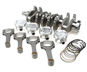 Eagle Chevy 350 3.750in Crank 6.000in H-Beam -5cc Flat Top 4.060in Pistons Rotating Assembly