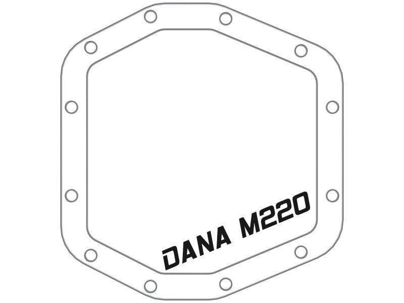 aFe POWER 2021 Ford Bronco مع غطاء تفاضلي Dana M220 من سلسلة Raw Street مع زعانف آلية