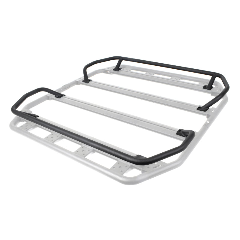 Go Rhino SRM300 Quad Overland Rail Kit (For 40x40in. Rack) - Tex. Blk (Rails ONLY - Req. Platform)