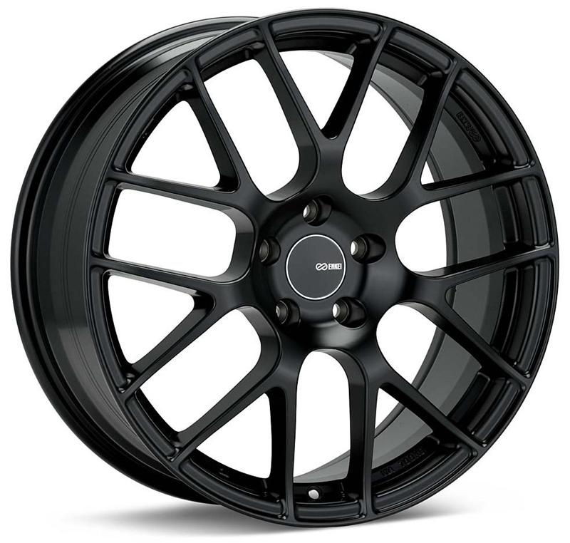 Enkei Raijin 18x8.5 35mm Offset 5x114.3 Bolt Pattern Matte Black Wheel