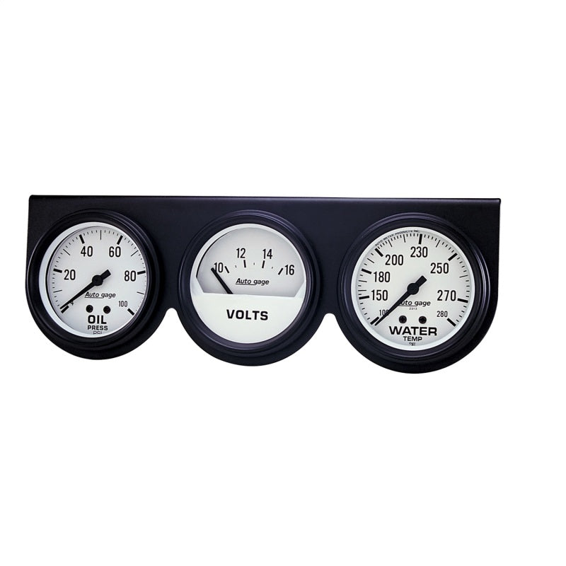 مقياس تلقائي AutoGage 2-5/8in 0-100 PSI ضغط الزيت/ 16 فولت/280 درجة حرارة الماء