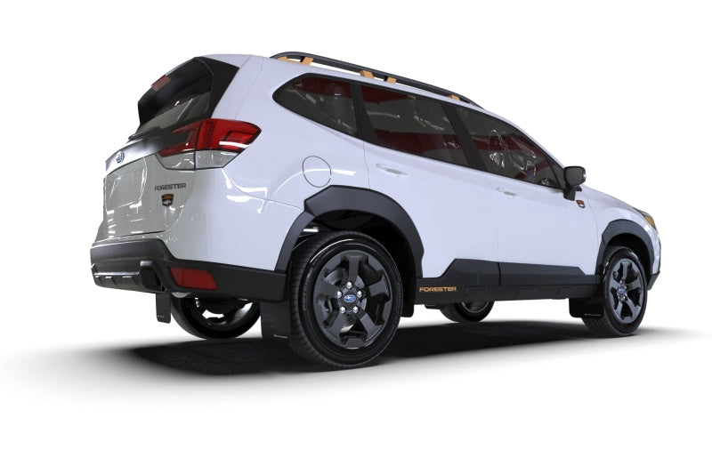 Rally Armor 22-24 Subaru Forester & Wilderness Black UR Mud Flap w/Red Logo