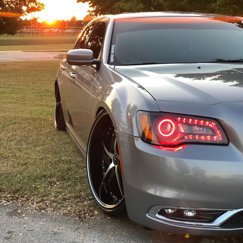 Oracle 11-19 Chrysler 300C DRL Upgrade w/ Halo Kit - ColorSHIFT w/ 2.0 Controller