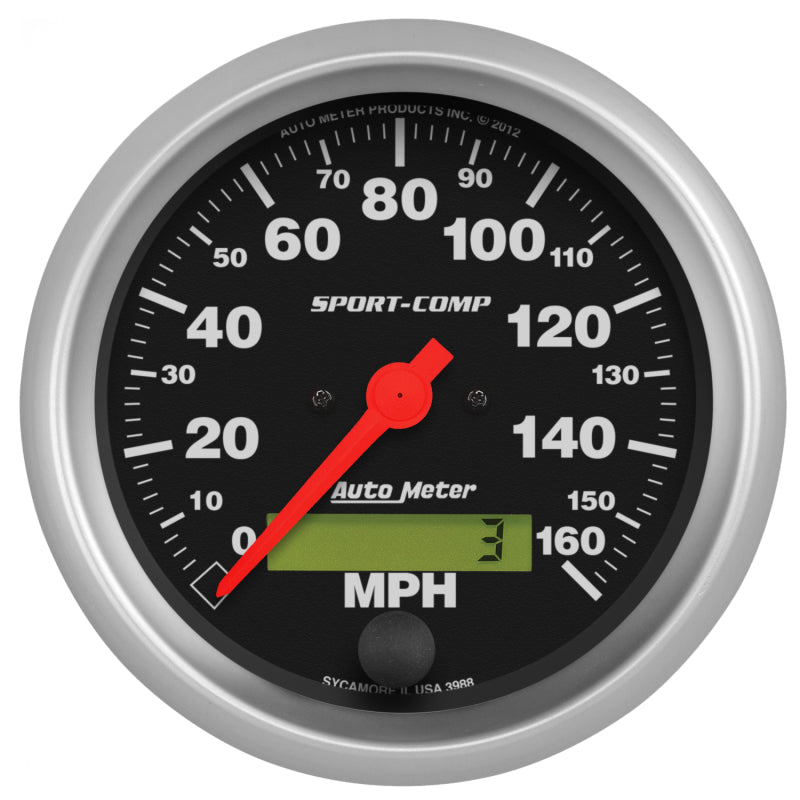 طقم لوحة القيادة Autometer Sport-Comp 67-72 Chevy Truck C/K/K5/Suburban، 6 قطع، عداد دورات المحرك/ميل في الساعة/وقود/زيت/درجة حرارة التشغيل/فولت
