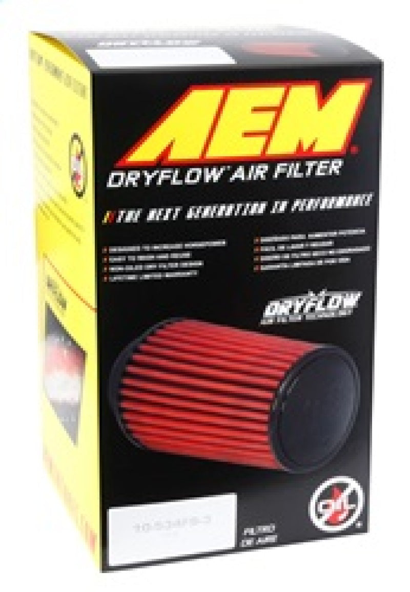 فلتر هواء AEM Dryflow مقاس 3.25 بوصة × 7 بوصة Dryflow