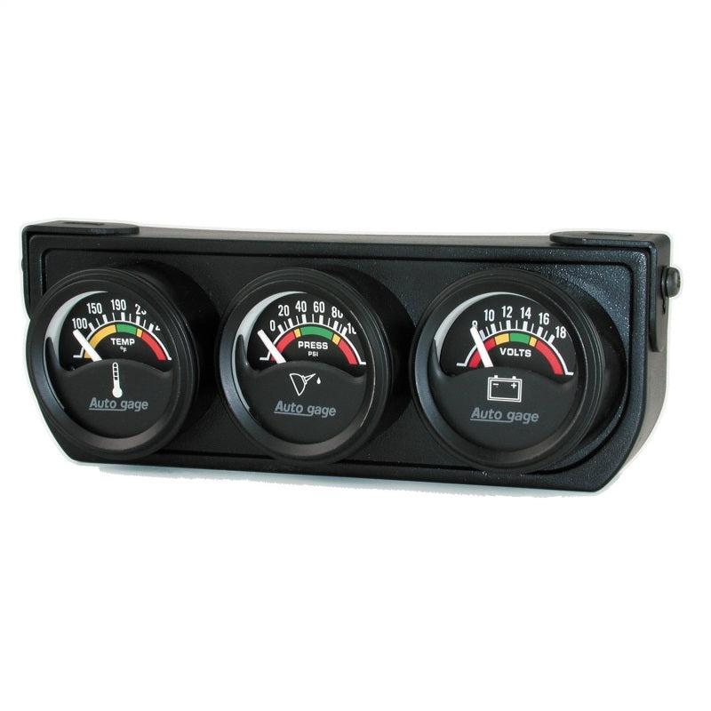 وحدة قياس درجة حرارة الماء Autometer AutoGage مقاس 1.5 بوصة 0-100 رطل لكل بوصة مربعة/ 18 فولت/ 280 درجة