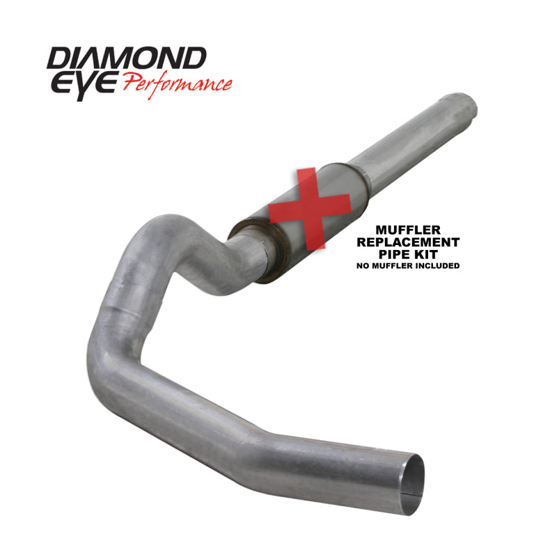 طقم عيون الماس 5 بوصة CB MFLR أنبوب RPLCMENT SGL AL: 2004.5-2007.5 DODGE CUMMINS 600