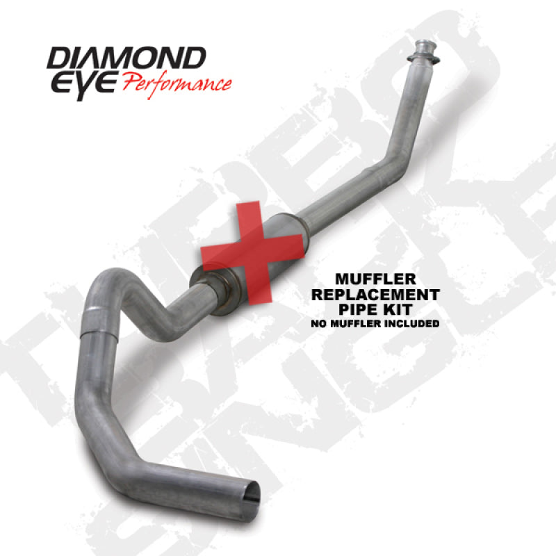 طقم عيون الماس 4 بوصة TB MFLR أنبوب RPLCMENT SGL AL: 98.5 - 02 DODGE CUMMINS 5.9L
