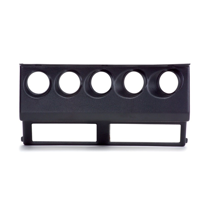 إطار مجموعة إطارات جيب رانجلر YJ أسود من Autometer موديل 87-95 - يتسع لخمسة عدادات قياس 2-1/16 بوصة