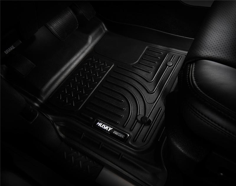 Husky Liners 14 Toyota Highlander Weatherbeater Black Front & 2nd Seat Floor Liners