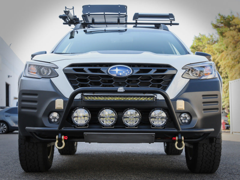 aFe POWER 15-19 Subaru Outback H4 2.5L / H6 3.6L Terra Guard المصد الأمامي - أسود