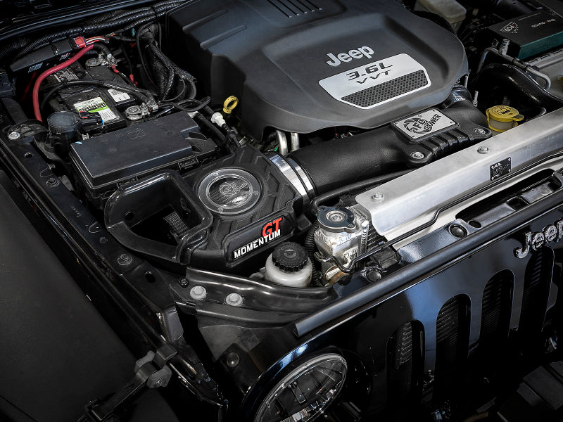 نظام سحب الهواء البارد aFe Momentum GT Pro DRY S لسيارة جيب رانجلر JK V6 سعة 3.6 لتر موديل 2012-2018