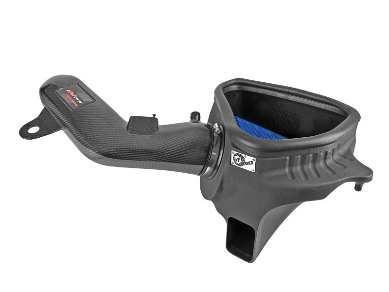 مدخل هواء من ألياف الكربون من سلسلة aFe Track مع فلتر Pro 5R BMW M2 (F87) 16-18 L6-3.0L (t) N55