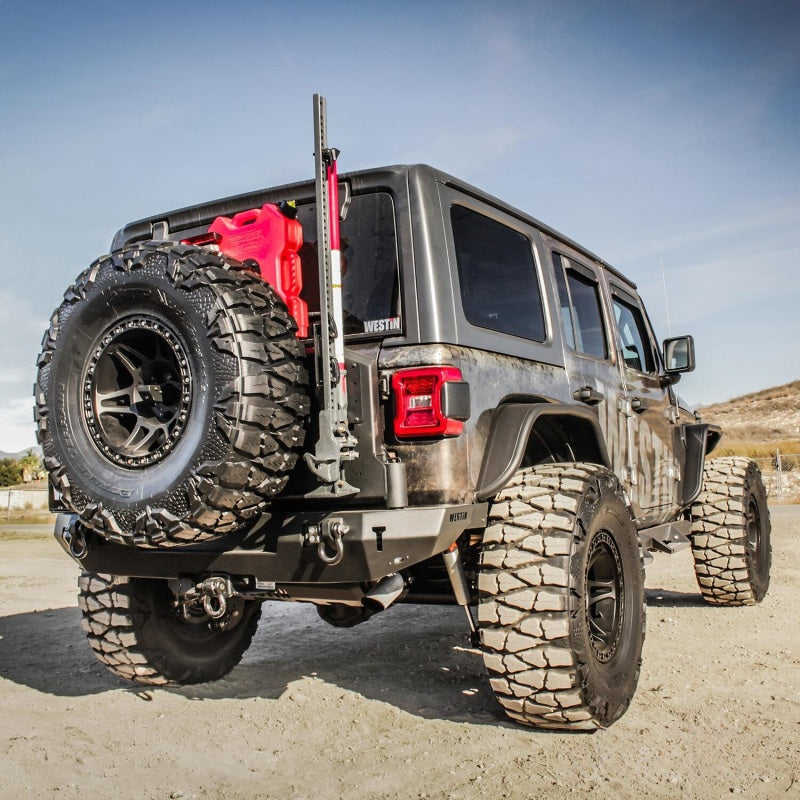 Westin 18-21 Jeep Wrangler JL (Excl. JK) Tire Carrier - Textured Black