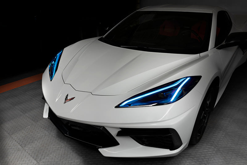 Oracle 20-21 Chevy Corvette C8 RGB+A Headlight DRL Kit - ColorSHIFT w/ Simple Controller