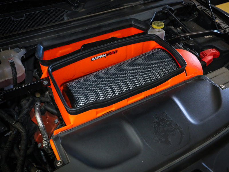 aFe 21-23 RAM 1500 TRX V8-6.2L SC Magnum FORCE Stage2 Orange Edition نظام سحب الهواء البارد مع Pro 5R