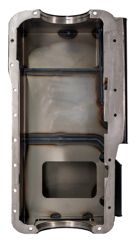 Moroso Ford 351W (w/Rear Sump & Billet End Seals) Power Pouch Wet Sump 7qt 9in Steel Oil Pan