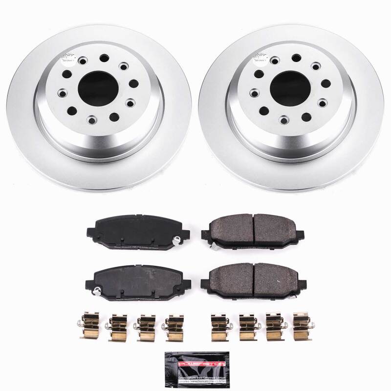 Power Stop 18-25 Jeep Wrangler Rear Z23 Coated Brake Kit